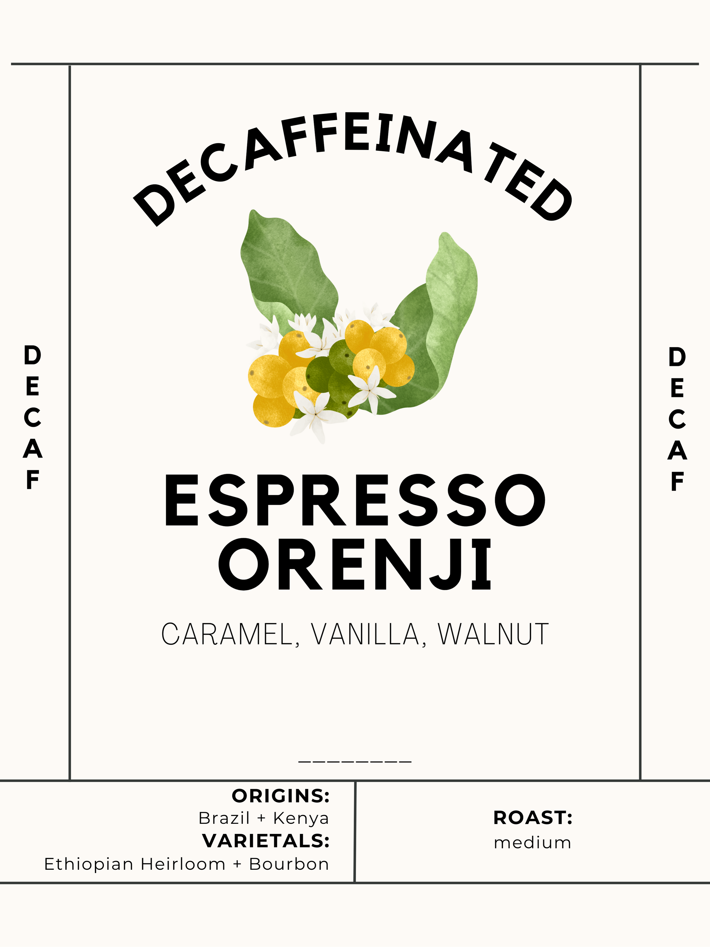 Decaf Espresso Orenji - Jaho Coffee Roaster